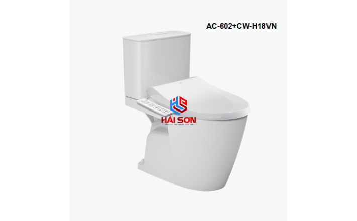 INAX Bồn cầu 2 khối kết hợp nắp rửa điện tử AC-602+CW-H18VN