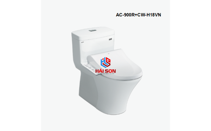 INAX Bồn cầu 1 khối kết hợp nắp rửa điện tử AC-900R+CW-H18VN
