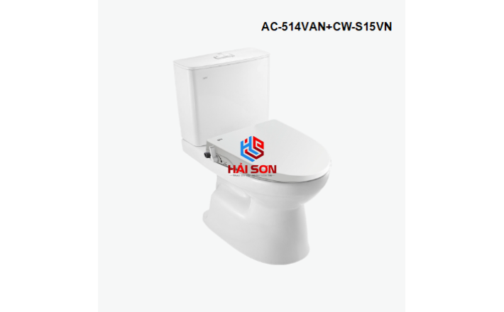 INAX Bồn cầu 2 khối kết hợp nắp rửa cơ AC-514VAN+CW-S15VN
