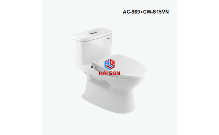 INAX Bồn cầu 1 khối kết hợp nắp rửa cơ AC-969+CW-S15VN