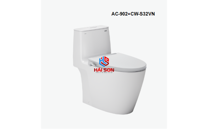 INAX Bồn cầu 1 khối kết hợp nắp rửa cơ AC-902+CW-S32VN