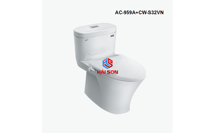 INAX Bồn cầu 1 khối kết hợp nắp rửa cơ AC-959A+CW-S32VN