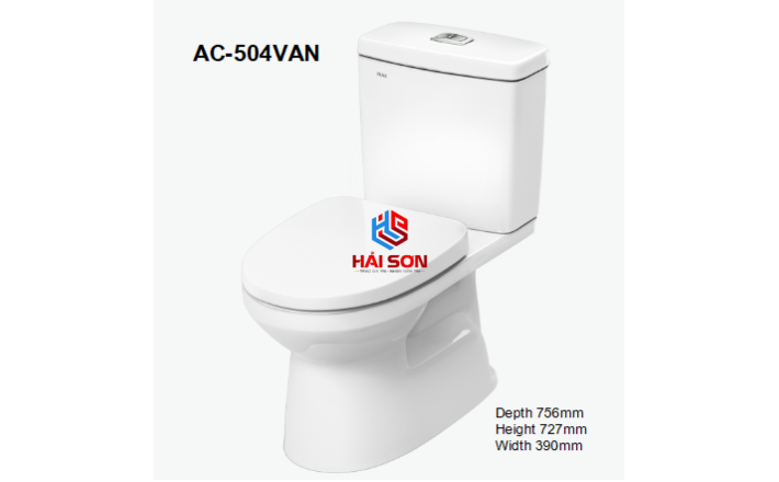 INAX Bồn cầu 2 khối AC-504VAN