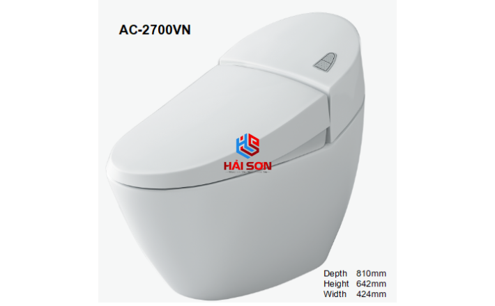 INAX Bồn cầu 1 khối AC-2700VN