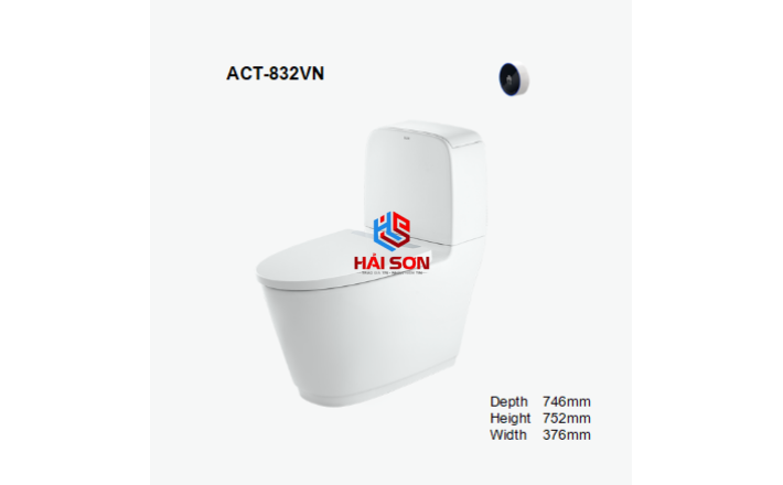 INAX Bồn cầu 2 khối xả cảm ứng ACT-832VN