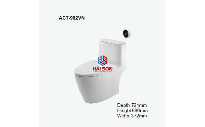 INAX Bồn cầu 1 khối xả cảm ứng ACT-902VN