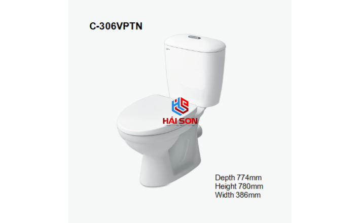 INAX Bồn cầu 2 khối C-306VPTN