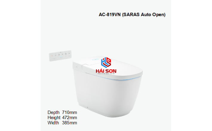 INAX Bồn cầu điện tử AC-819VN (SARAS Auto Open)