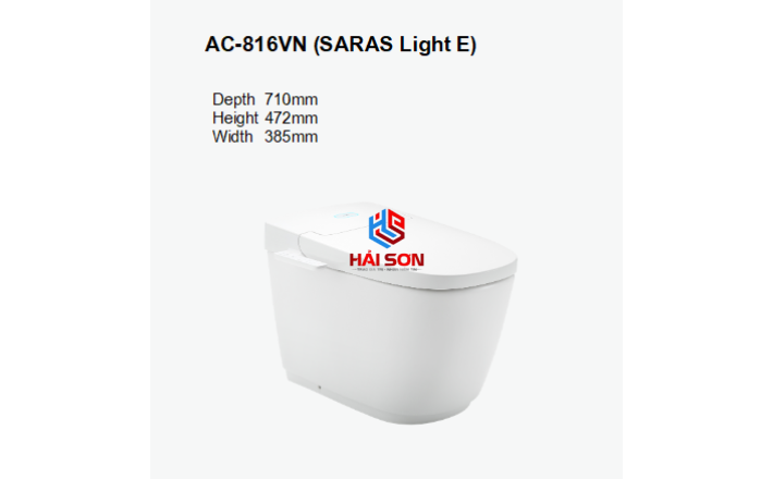 INAX Bồn cầu điện tử AC-816VN (SARAS Light E)