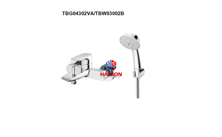 TOTO Bộ sen tắm nóng lạnh GA TBG04302VA/TBW03002B