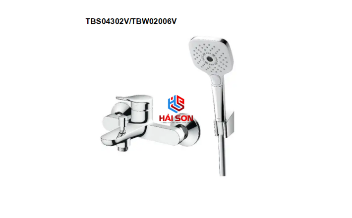 TOTO Bộ sen tắm nóng lạnh LF TBS04302V/TBW02006V