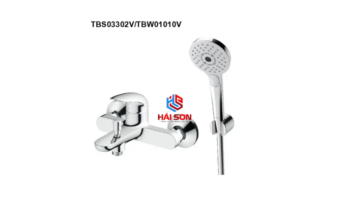 TOTO Bộ sen tắm nóng lạnh LC TBS03302V/TBW01010V