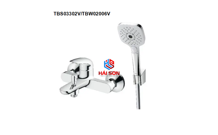 TOTO Bộ sen tắm nóng lạnh LC TBS03302V/TBW02006V
