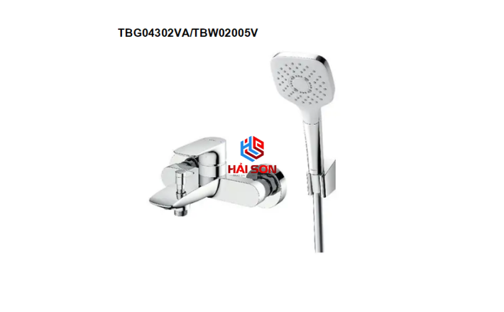 TOTO Bộ sen tắm nóng lạnh GA TBG04302VA/TBW02005V
