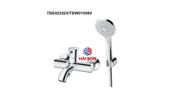 TOTO Bộ sen tắm nóng lạnh LN TBS02302V/TBW01008V