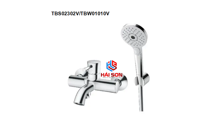TOTO Bộ sen tắm nóng lạnh LN TBS02302V/TBW01010V