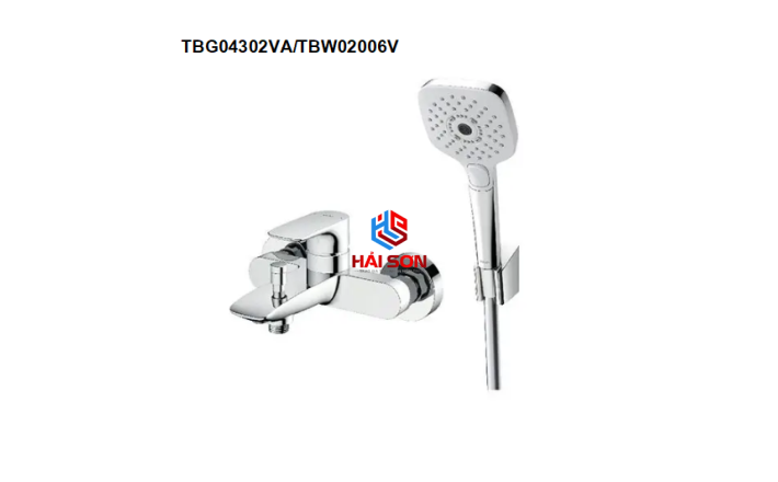 TOTO Bộ sen tắm nóng lạnh GA TBG04302VA/TBW02006V
