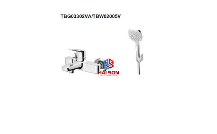 TOTO Bộ sen tắm nóng lạnh GS TBG03302VA/TBW02005V