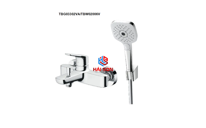 TOTO Bộ sen tắm nóng lạnh GS TBG03302VA/TBW02006V