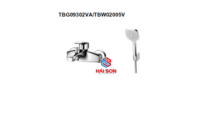 TOTO Bộ sen tắm nóng lạnh GM TBG09302VA/TBW02005V