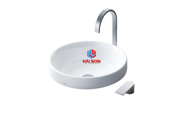TOTO Lavabo để bàn đá cao cấp L1704 hình tròn L1704XW