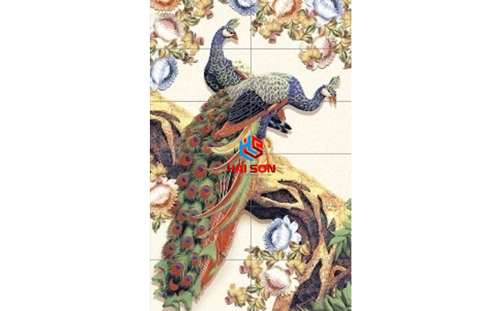 NKPEACOCK_1.2m2 X 1.8m2 Gạch Tranh