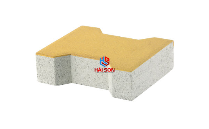 GẠCH VỈA HÈ TERRAZZO CHỬ I VÀNG