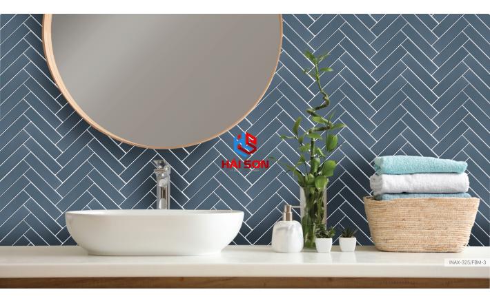 INAX-325/FBM_251 x 209.3 Gạch ốp tường kiến trúc Nhật FISHBONE MOSAIC