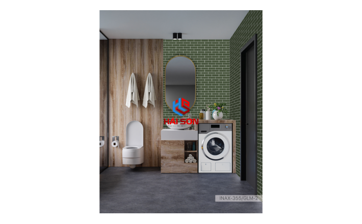 INAX-355/GLM_296 x 288 Gạch ốp tường kiến trúc Nhật GLAZED MOSAIC