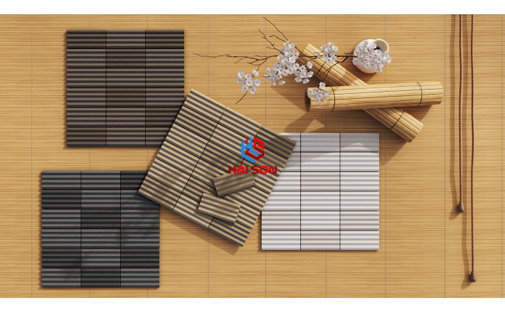 INAX-255/WM_294 x 288 Gạch ốp tường kiến trúc Nhật I-Concept WAVY MOSAIC
