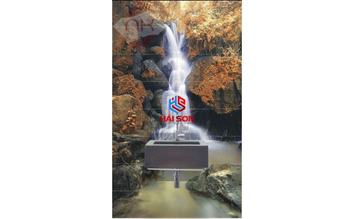 NKAUTAM_1.2m2 X 2.4m2 Gạch Tranh Thác Nước Mùa Thu