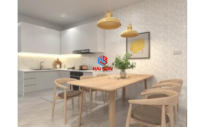 NK3968_Gạch Ốp Tường Trang Trí Họa Tiết Đa Giác Trắng 300x450
