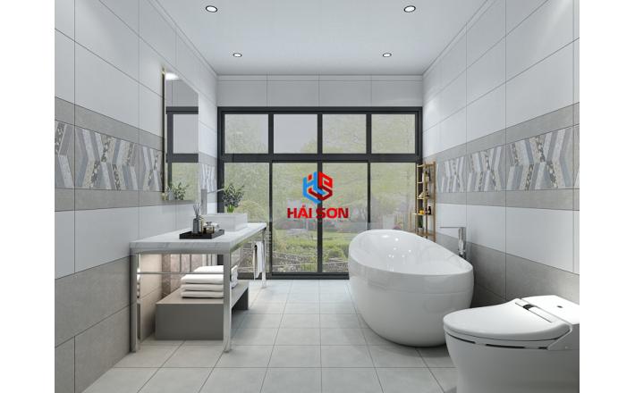 NK3607_300×600 Gạch Bộ Ốp Tường Phối Cảnh Tình Cờ