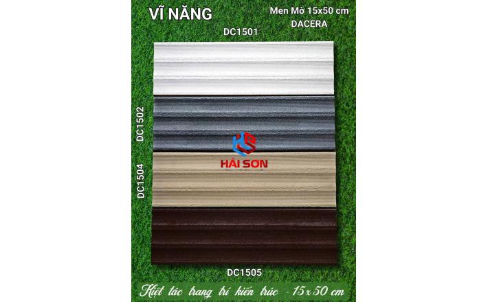 VNDC1501_Gạch Trang Trí Men Mờ 15*50 Màu Trắng