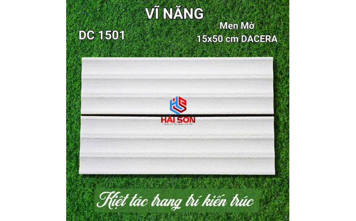 VNDC1501_Gạch Trang Trí Men Mờ 15*50 Màu Trắng
