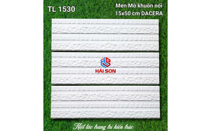 VNTL1530_Gạch Trang Trí Men Nổi 15*50 Màu Trắng