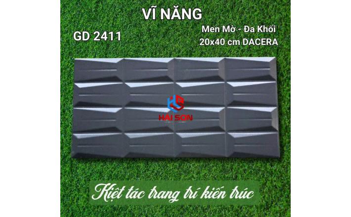 VNGD2411_Gạch Trang Trí Men Mờ - Đa Khối 20*40cm
