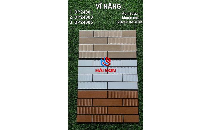 VNDP24001_Gạch Trang Trí Men Sugar - Khuôn Nổi 20*40cm