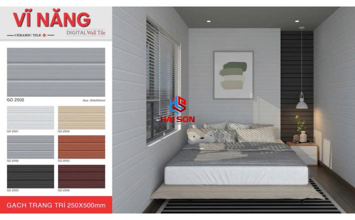 VNGD2502_Gạch Trang Trí Men Mờ Khuôn 25*50cm