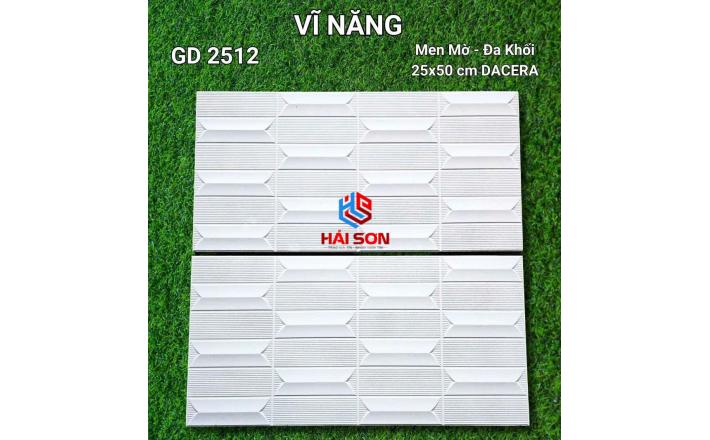 VNGD2512_Gạch Trang Trí Men Mờ Đa Khối 25*50cm