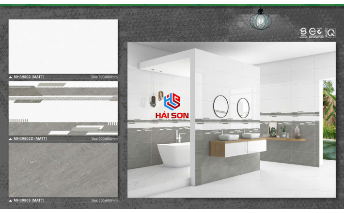 MIKAMH39802_Gạch Ốp Tường Ceramic