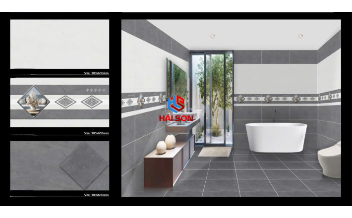 MH39806_300*600 Gạch Ốp Tường Ceramic
